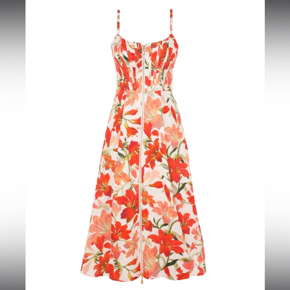 ZIMMERMANN
Tranquillity Zipped Midi Dress